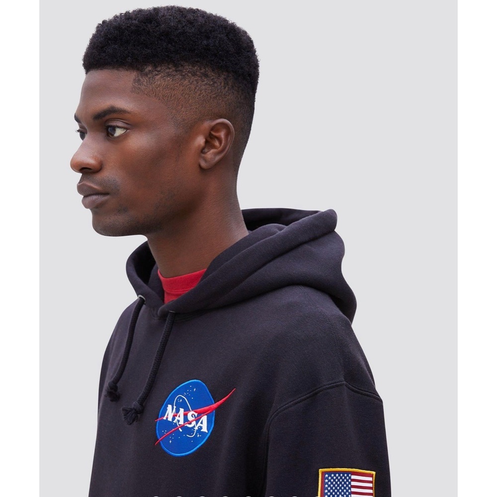 ALPHA INDUSTRIES NASA SPACE SHUTTLE HOODIE - Picture 3 of 12